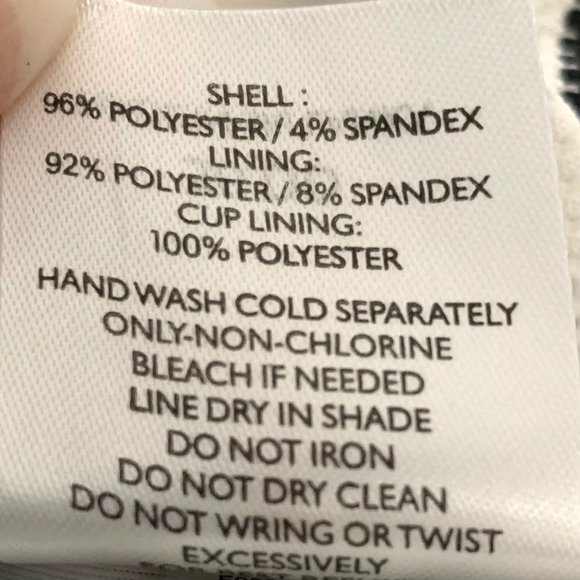 Shade & Shore Halter Striped Pique Light Lift String Bikini Top 32B 34B 36C 36DD - Picture 10 of 11